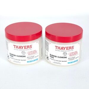 2 Thayers Blemish Clearing Pads Acne Exfoliating 60 ct ea 2027 Exp Alcohol Free